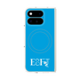 プレミアムスクエアケース with Pixelsnap［ オリジナル - ESFJ 領事 - アルファベット - ブルー ］