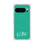 プレミアムスクエアケース with Pixelsnap［ オリジナル - ENFP 運動家 - アルファベット - グリーン ］