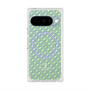 プレミアムスクエアケース with Pixelsnap［ LANVIN COLLECTION - ロゴパターン - ブルー ］