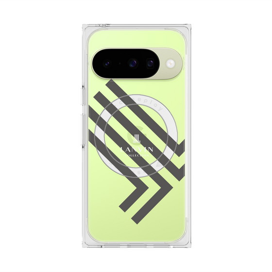 プレミアムスクエアケース with Pixelsnap［ LANVIN COLLECTION - ロゴ ］