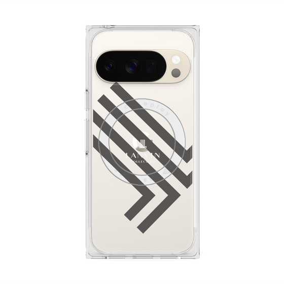 プレミアムスクエアケース with Pixelsnap［ LANVIN COLLECTION - ロゴ ］