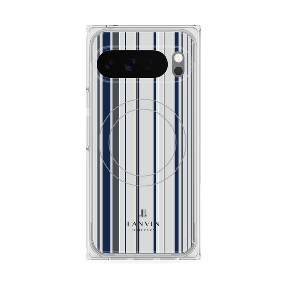 プレミアムスクエアケース with Pixelsnap［ LANVIN COLLECTION - ストライプ ］