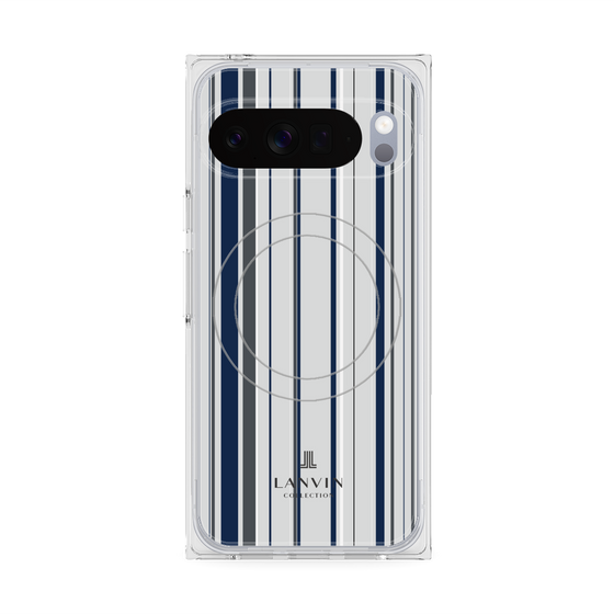 プレミアムスクエアケース with Pixelsnap［ LANVIN COLLECTION - ストライプ ］