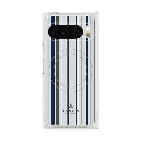 プレミアムスクエアケース with Pixelsnap［ LANVIN COLLECTION - ストライプ ］