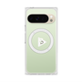 プレミアムスクエアケース with Pixelsnap［ オリジナル - caseplayロゴ - ホワイト/C ］