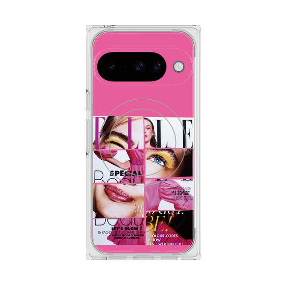 プレミアムスクエアケース with Pixelsnap［ ELLE - 80 YEARS FEMININITY ］