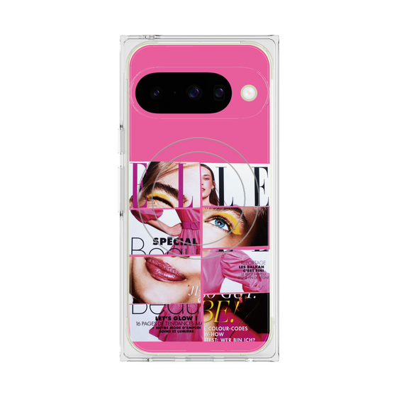 プレミアムスクエアケース with Pixelsnap［ ELLE - 80 YEARS FEMININITY ］