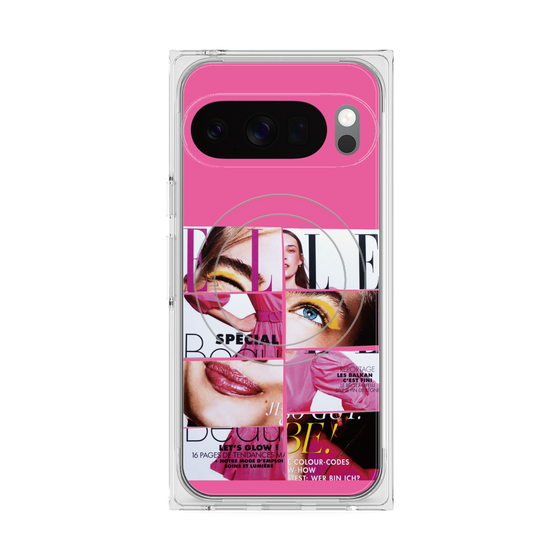 プレミアムスクエアケース with Pixelsnap［ ELLE - 80 YEARS FEMININITY ］