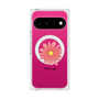 プレミアムスクエアケース with Pixelsnap［ Petal pop - オリジナル - フラワー/E ］