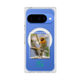 プレミアムスクエアケース with Pixelsnap［ Green Future Project - Guira Tanager ］