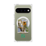 プレミアムスクエアケース with Pixelsnap［ Green Future Project - Guira Tanager ］