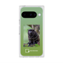 プレミアムスクエアケース with Pixelsnap［ Green Future Project - Black-mantled Tamarin ］