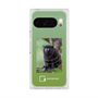 プレミアムスクエアケース with Pixelsnap［ Green Future Project - Black-mantled Tamarin ］