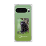 プレミアムスクエアケース with Pixelsnap［ Green Future Project - Black-mantled Tamarin ］