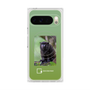 プレミアムスクエアケース with Pixelsnap［ Green Future Project - Black-mantled Tamarin ］