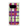 プレミアムスクエアケース with Pixelsnap［ LANVIN en Bleu - Plaid ］