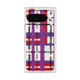 プレミアムスクエアケース with Pixelsnap［ LANVIN en Bleu - Plaid ］