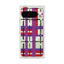 プレミアムスクエアケース with Pixelsnap［ LANVIN en Bleu - Plaid ］