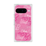 プレミアムスクエアケース with Pixelsnap［ Barbie - ロゴパターン1 ］