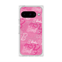 プレミアムスクエアケース with Pixelsnap［ Barbie - ロゴパターン1 ］