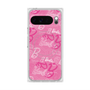 プレミアムスクエアケース with Pixelsnap［ Barbie - ロゴパターン1 ］