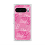 プレミアムスクエアケース with Pixelsnap［ Barbie - ロゴパターン1 ］