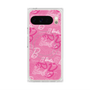 プレミアムスクエアケース with Pixelsnap［ Barbie - ロゴパターン1 ］