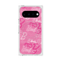 プレミアムスクエアケース with Pixelsnap［ Barbie - ロゴパターン1 ］