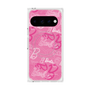 プレミアムスクエアケース with Pixelsnap［ Barbie - ロゴパターン1 ］
