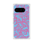プレミアムスクエアケース with Pixelsnap［ Barbie - ロゴパターン2 ］