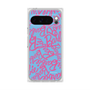 プレミアムスクエアケース with Pixelsnap［ Barbie - ロゴパターン2 ］