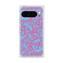 プレミアムスクエアケース with Pixelsnap［ Barbie - ロゴパターン2 ］