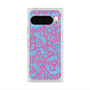 プレミアムスクエアケース with Pixelsnap［ Barbie - ロゴパターン2 ］