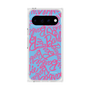 プレミアムスクエアケース with Pixelsnap［ Barbie - ロゴパターン2 ］