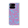 プレミアムスクエアケース with Pixelsnap［ Barbie - ロゴパターン2 ］