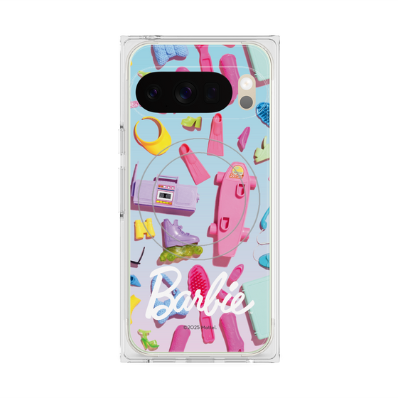 プレミアムスクエアケース with Pixelsnap［ Barbie - お出かけ ］