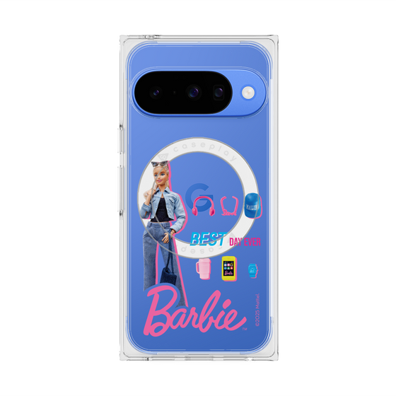 プレミアムスクエアケース with Pixelsnap［ Barbie - BEST DAY EVER ］