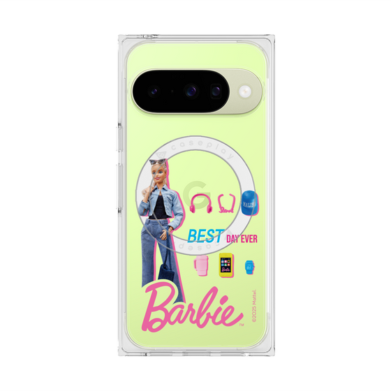プレミアムスクエアケース with Pixelsnap［ Barbie - BEST DAY EVER ］
