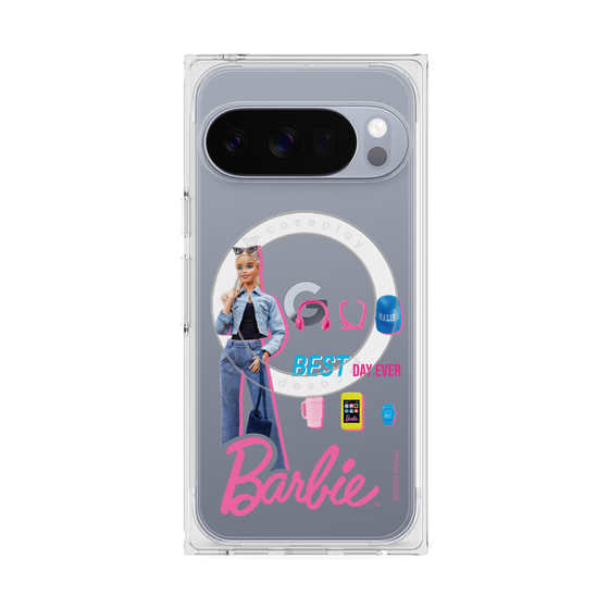 プレミアムスクエアケース with Pixelsnap［ Barbie - BEST DAY EVER ］