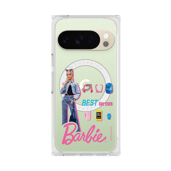 プレミアムスクエアケース with Pixelsnap［ Barbie - BEST DAY EVER ］