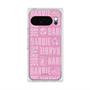 プレミアムスクエアケース with Pixelsnap［ Barbie - ロゴパターン3 ］