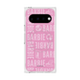 プレミアムスクエアケース with Pixelsnap［ Barbie - ロゴパターン3 ］