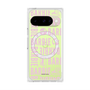 プレミアムスクエアケース with Pixelsnap［ Barbie - ロゴパターン3 - クリア ］