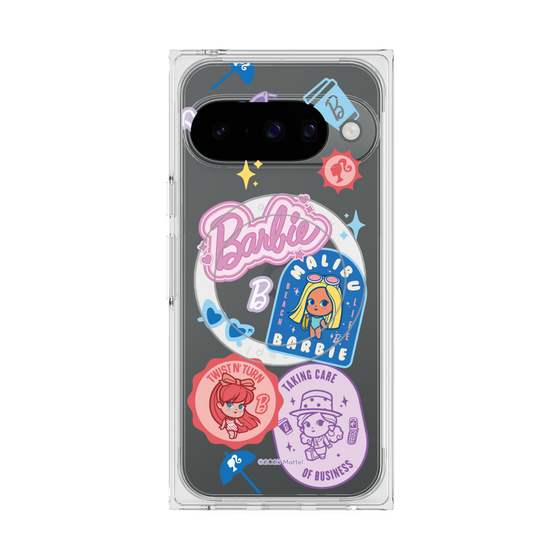 プレミアムスクエアケース with Pixelsnap［ Barbie - CUTIE STYLE2 ］