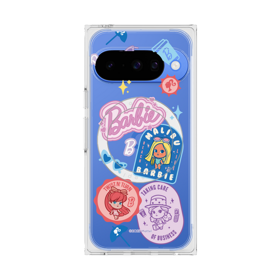 プレミアムスクエアケース with Pixelsnap［ Barbie - CUTIE STYLE2 ］