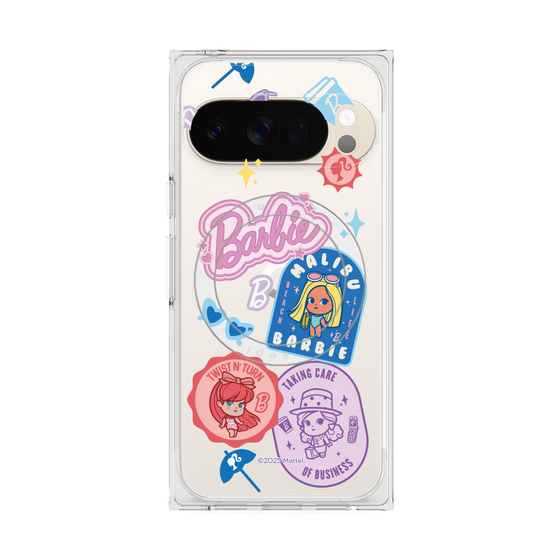 プレミアムスクエアケース with Pixelsnap［ Barbie - CUTIE STYLE2 ］