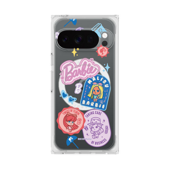 プレミアムスクエアケース with Pixelsnap［ Barbie - CUTIE STYLE2 ］