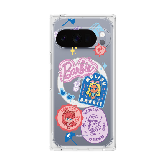 プレミアムスクエアケース with Pixelsnap［ Barbie - CUTIE STYLE2 ］