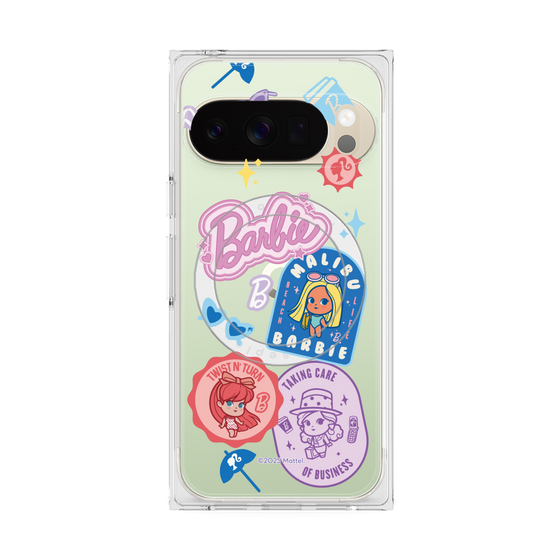 プレミアムスクエアケース with Pixelsnap［ Barbie - CUTIE STYLE2 ］