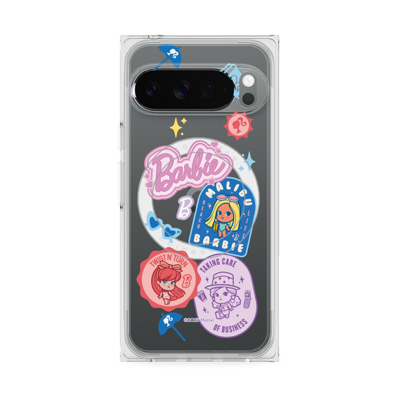 プレミアムスクエアケース with Pixelsnap［ Barbie - CUTIE STYLE2 ］
